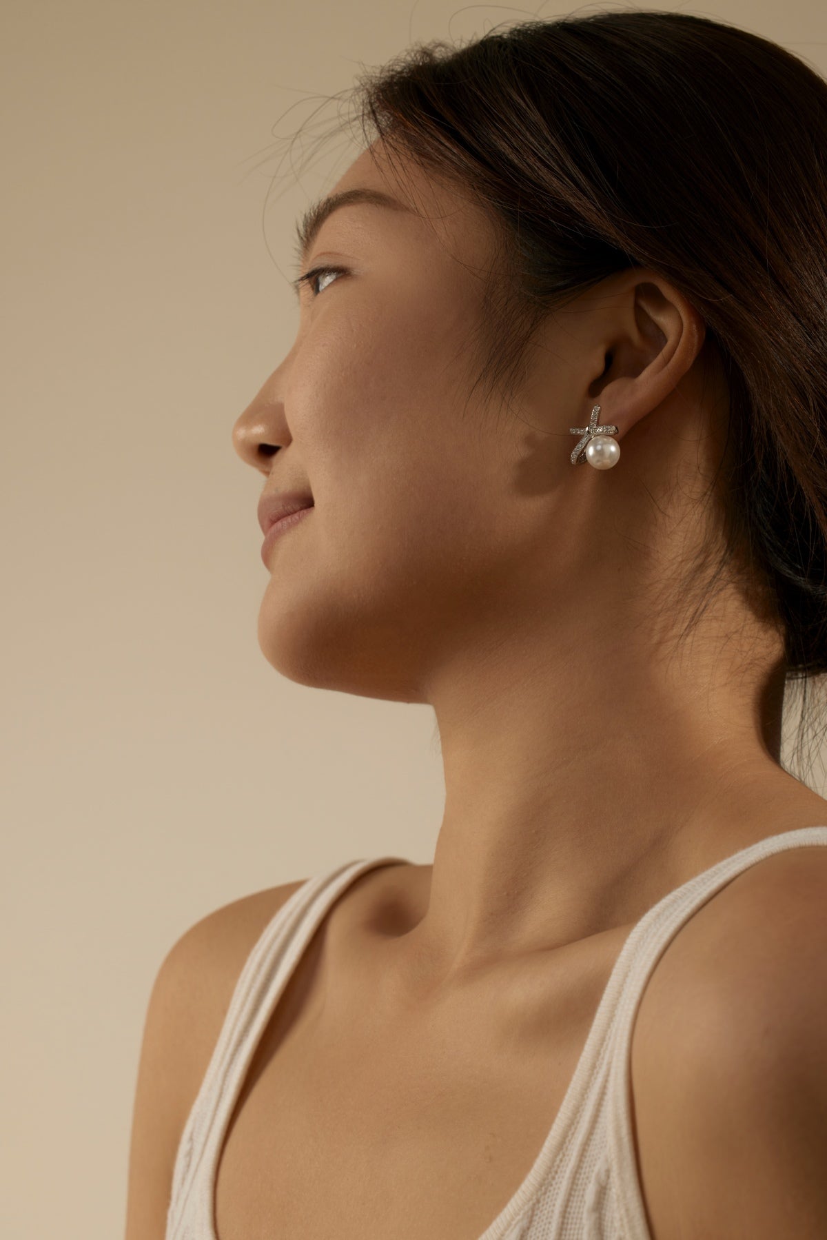 Pearl Bow Earrings 3005