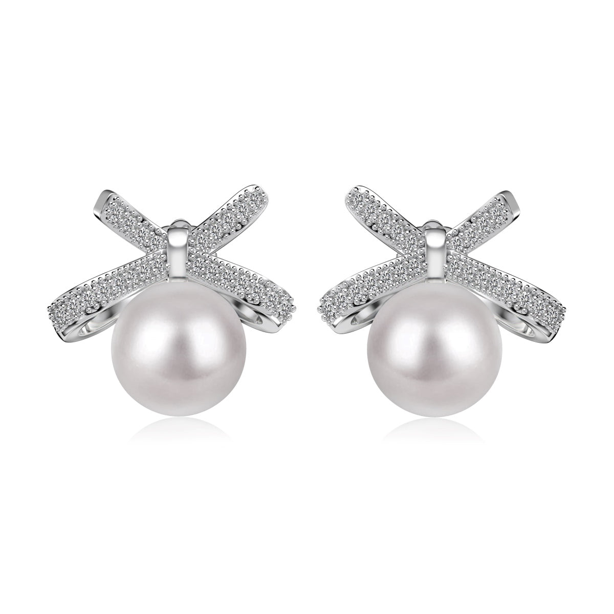 Pearl Bow Earrings 3005
