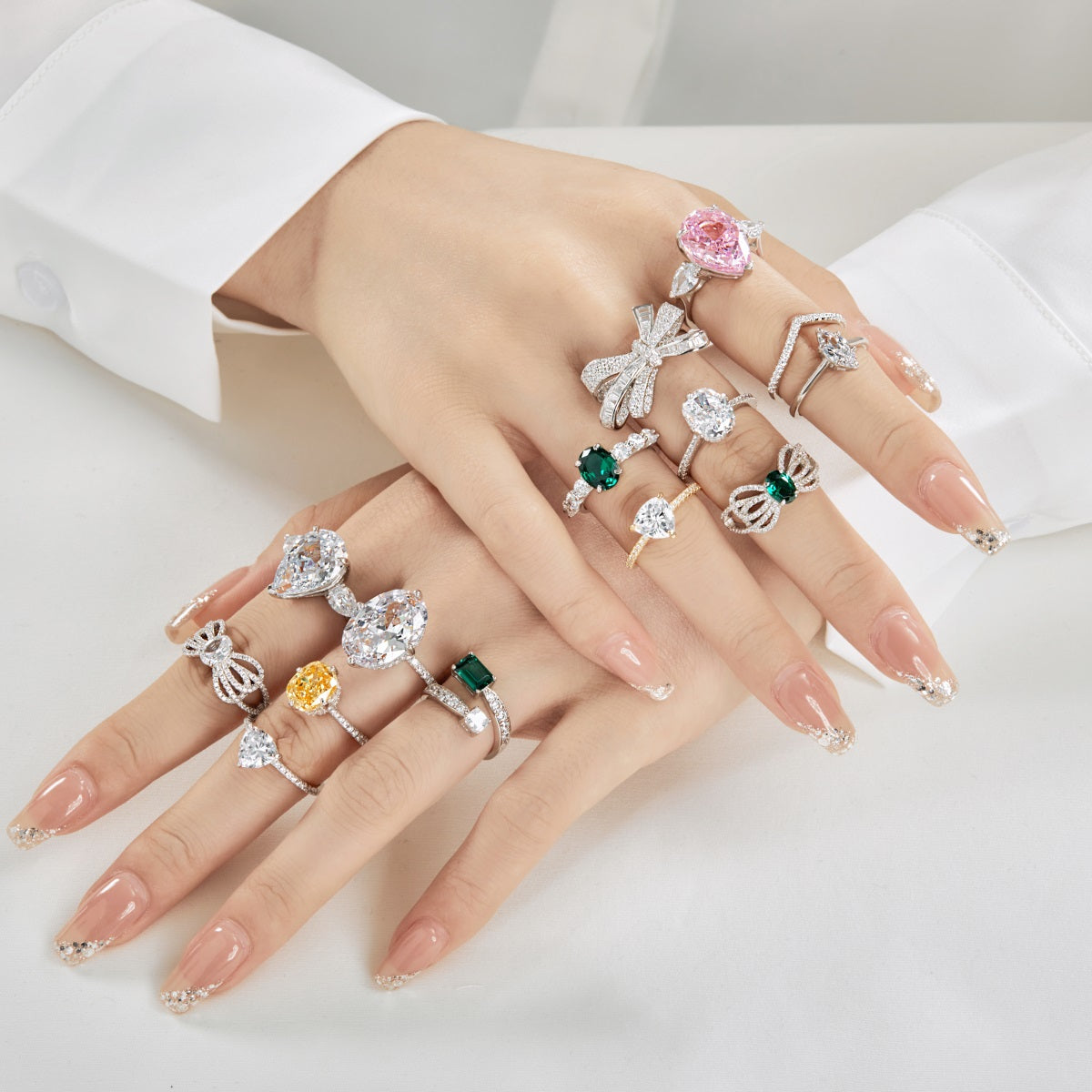 Bow Silver Ring 3011