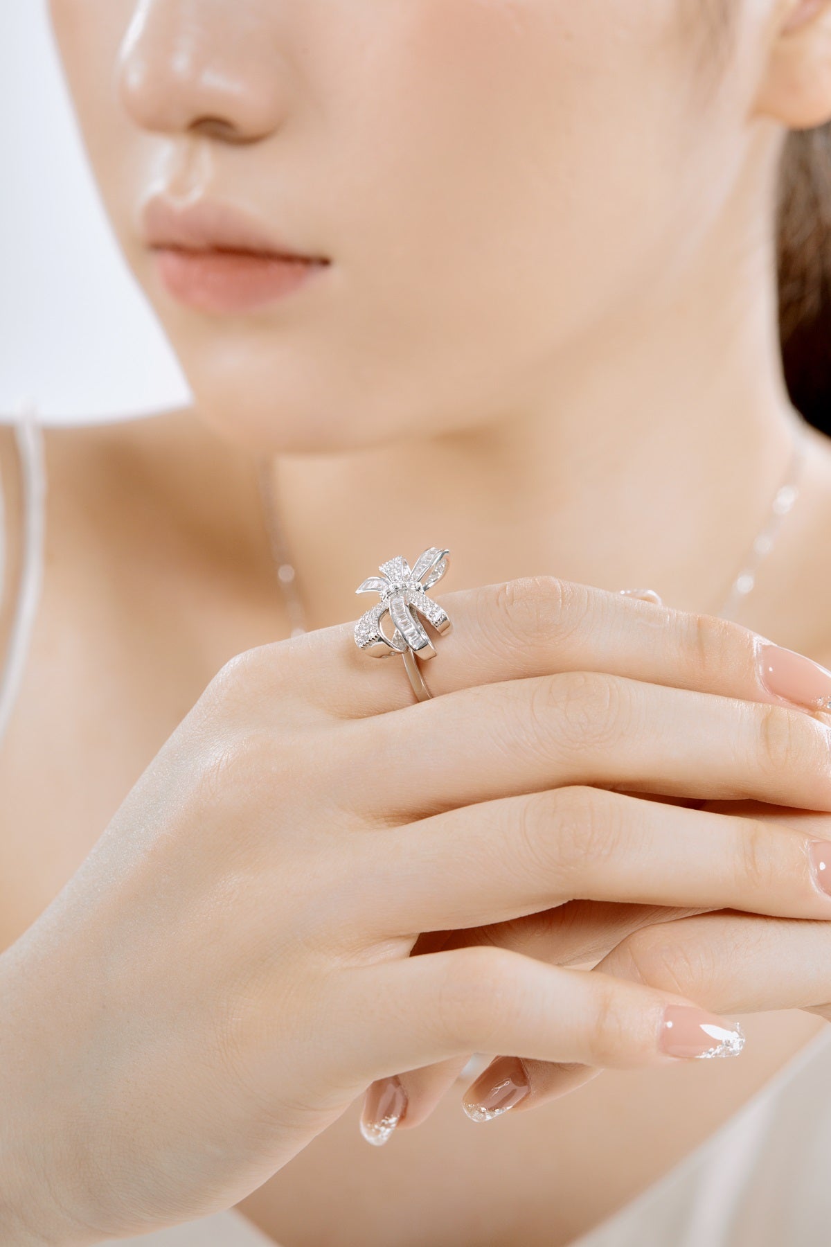 Bow Silver Ring 3011