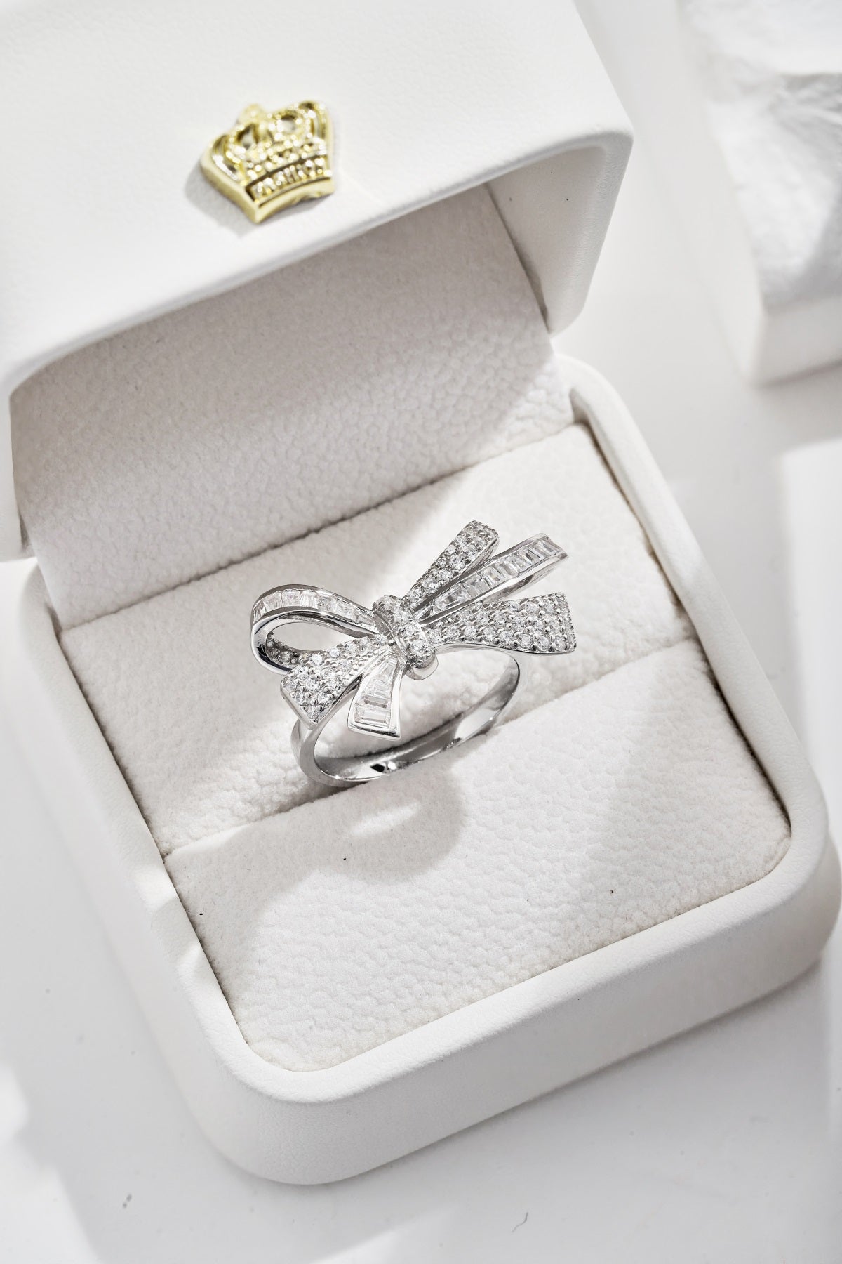 Bow Silver Ring 3011