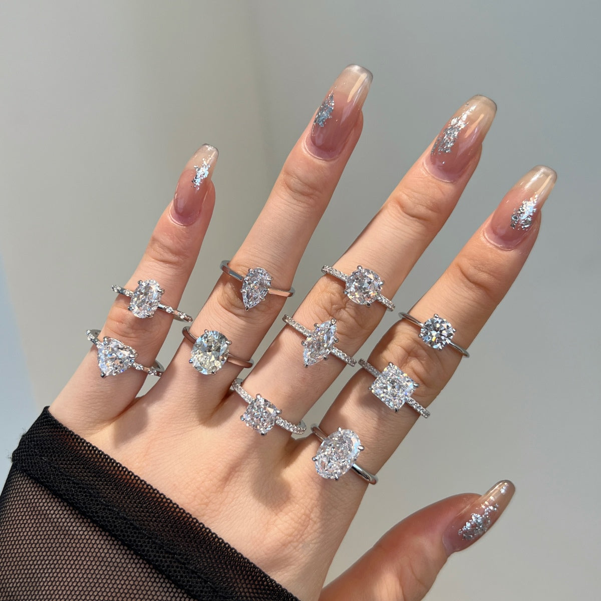 Selena Gomez Engagement Ring Marquise BZ120574