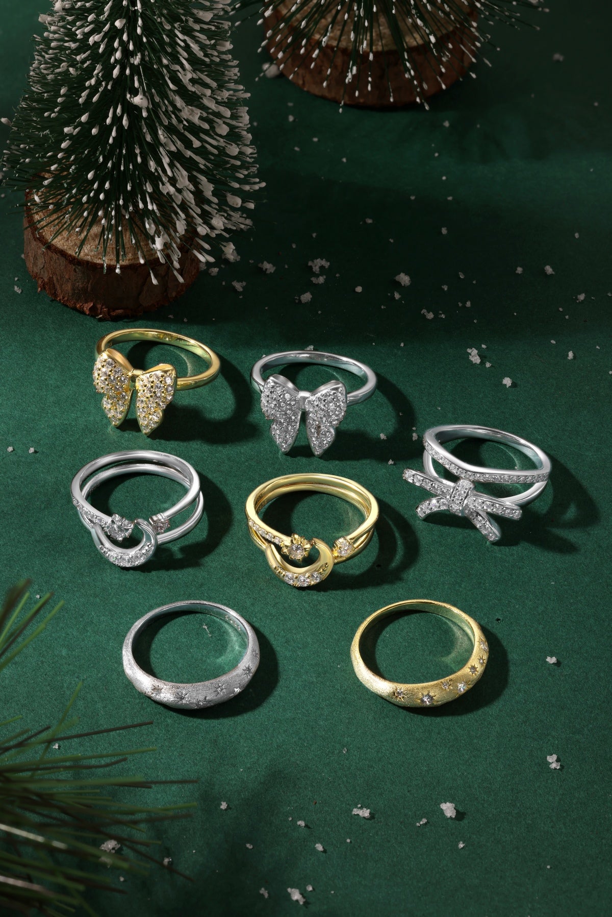 Bow Silver Ring 3013