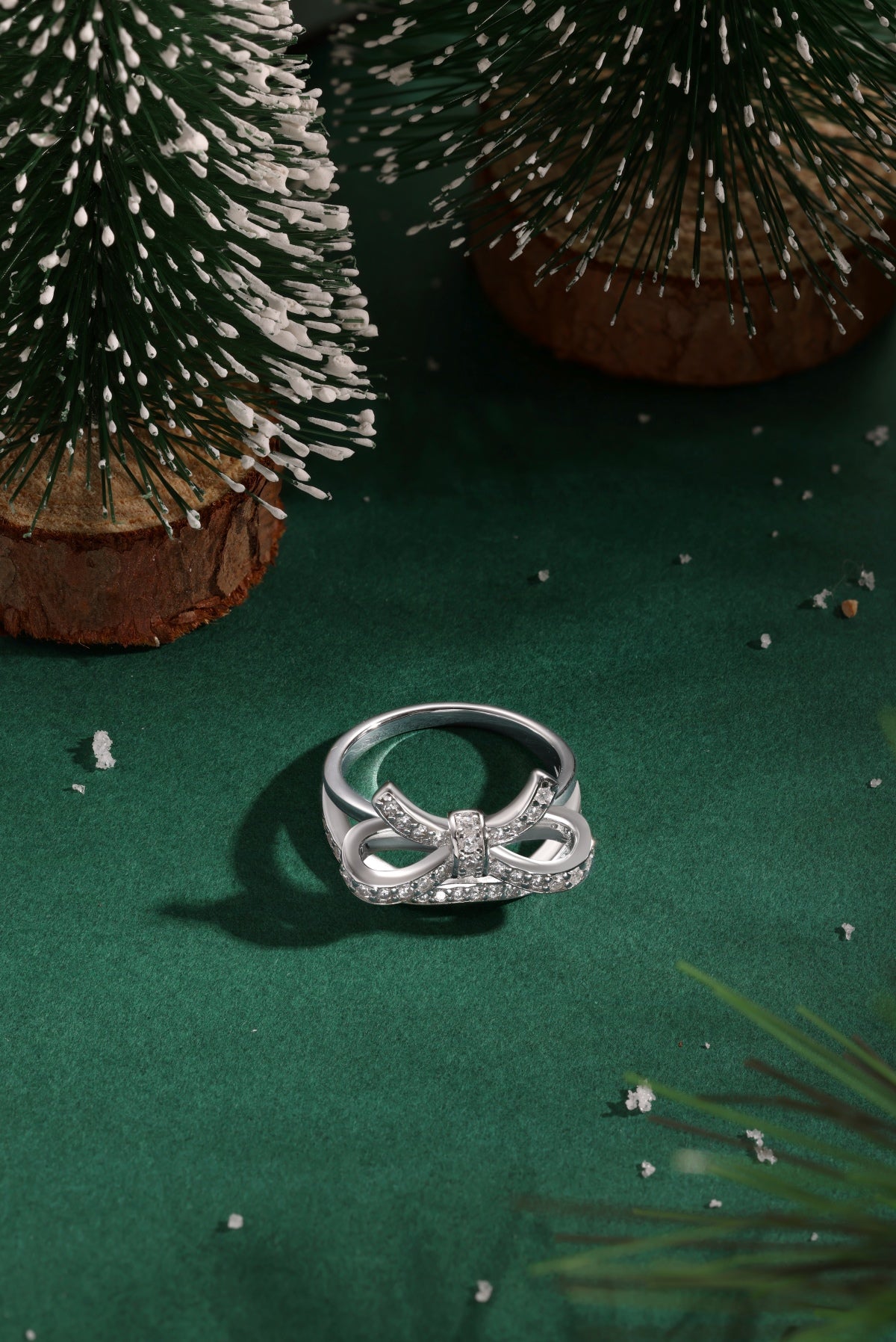 Bow Silver Ring 3013