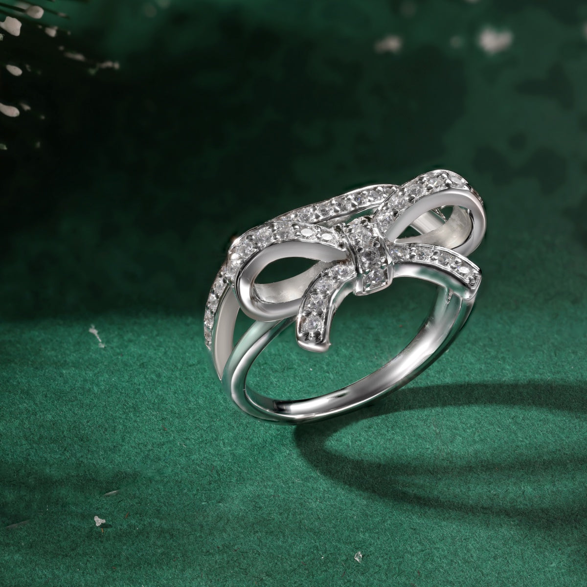 Bow Silver Ring 3013
