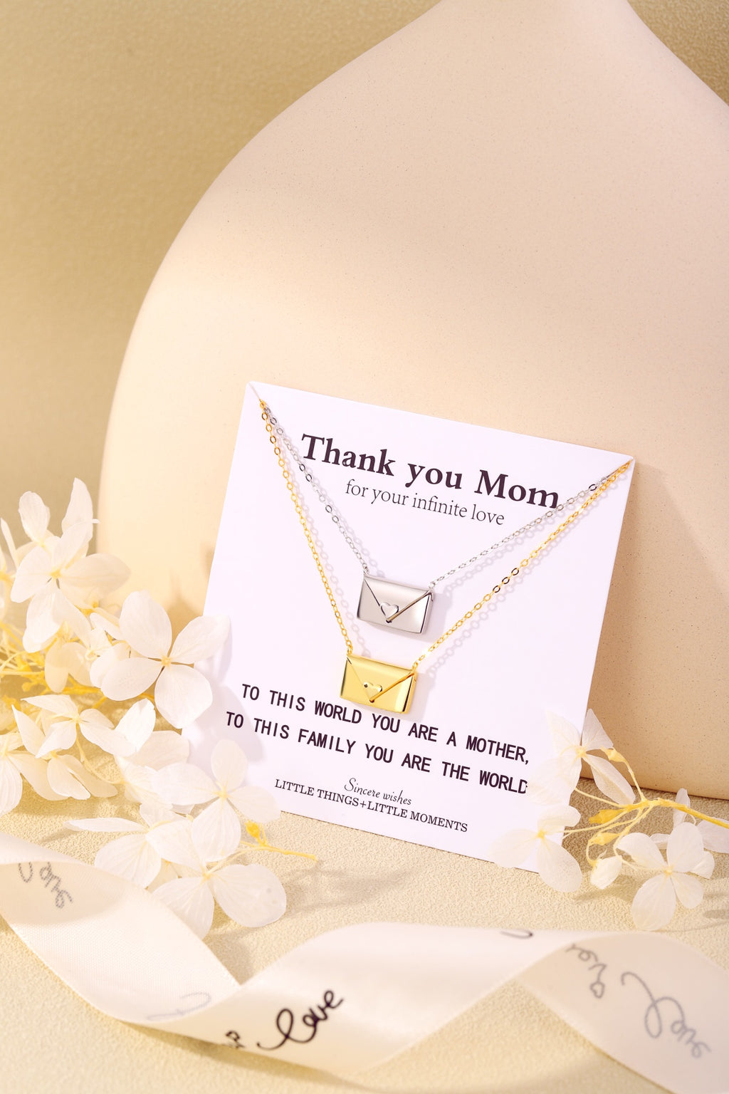 Love Message Envelope Pendant - Sterling Silver 925