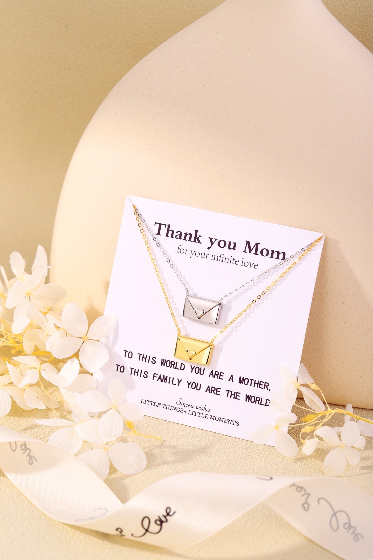 Love Message Envelope Pendant - Sterling Silver 925