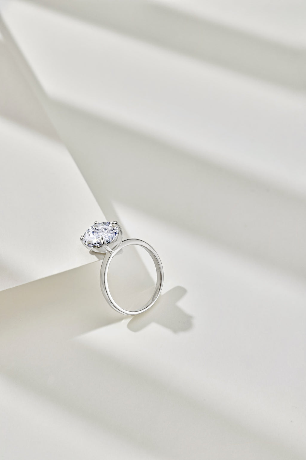 Classic Oval Stone Ring - 925 Silver Base