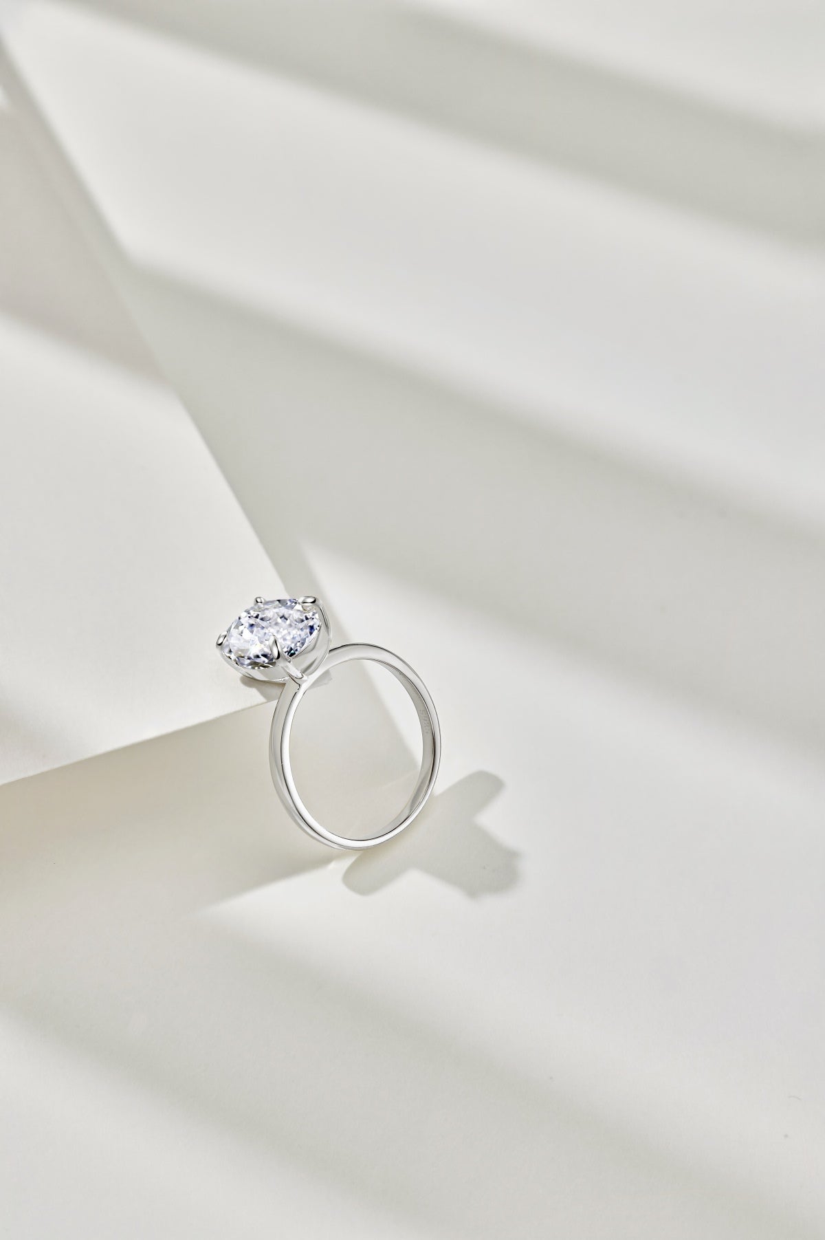 Classic Oval Stone Ring - 925 Silver Base