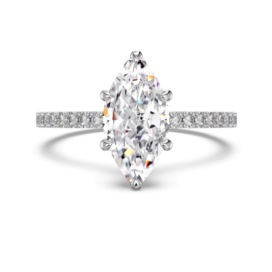 Selena Gomez Engagement Ring Marquise BZ120574