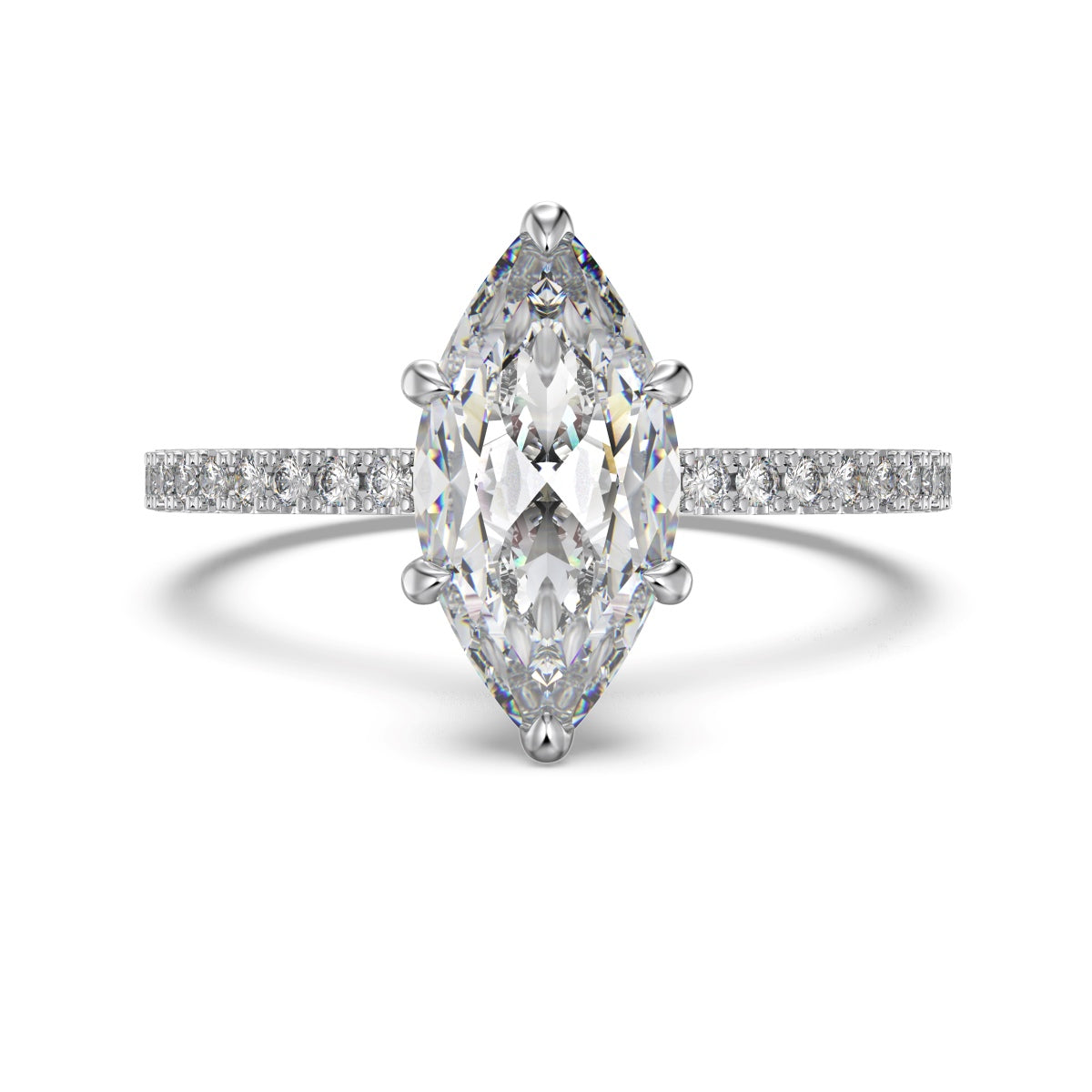 Selena Gomez Engagement Ring Marquise BZ120574