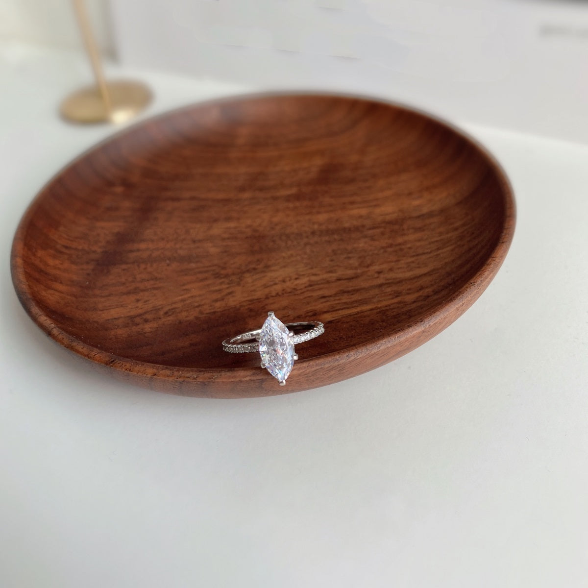 Selena Gomez Engagement Ring Marquise BZ120574