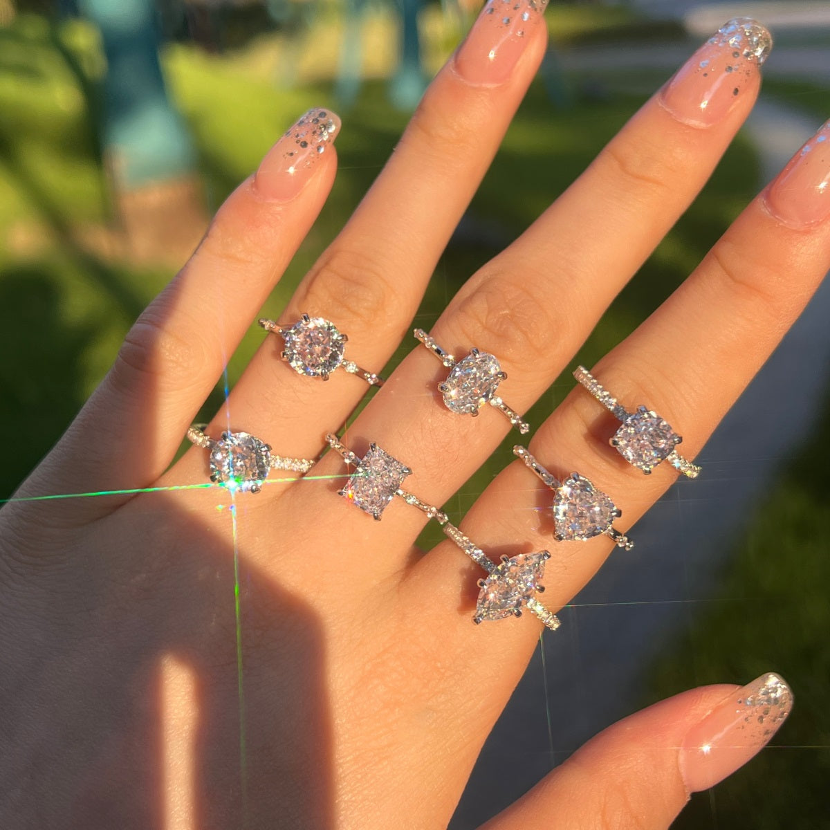 Selena Gomez Engagement Ring Marquise BZ120574