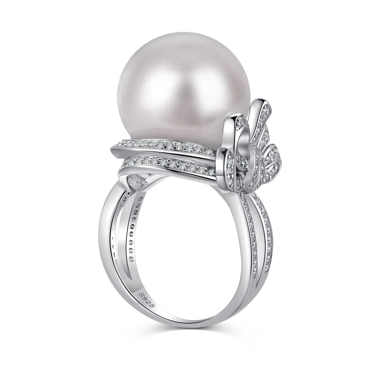 Pearl Silver Ring 3003
