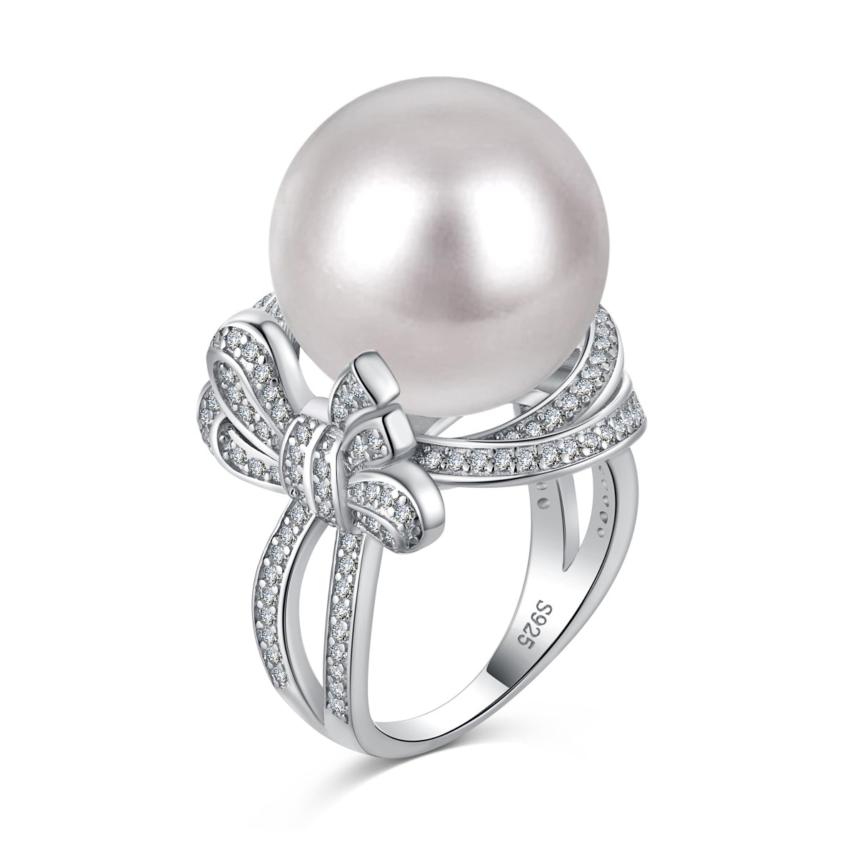 Pearl Silver Ring 3003
