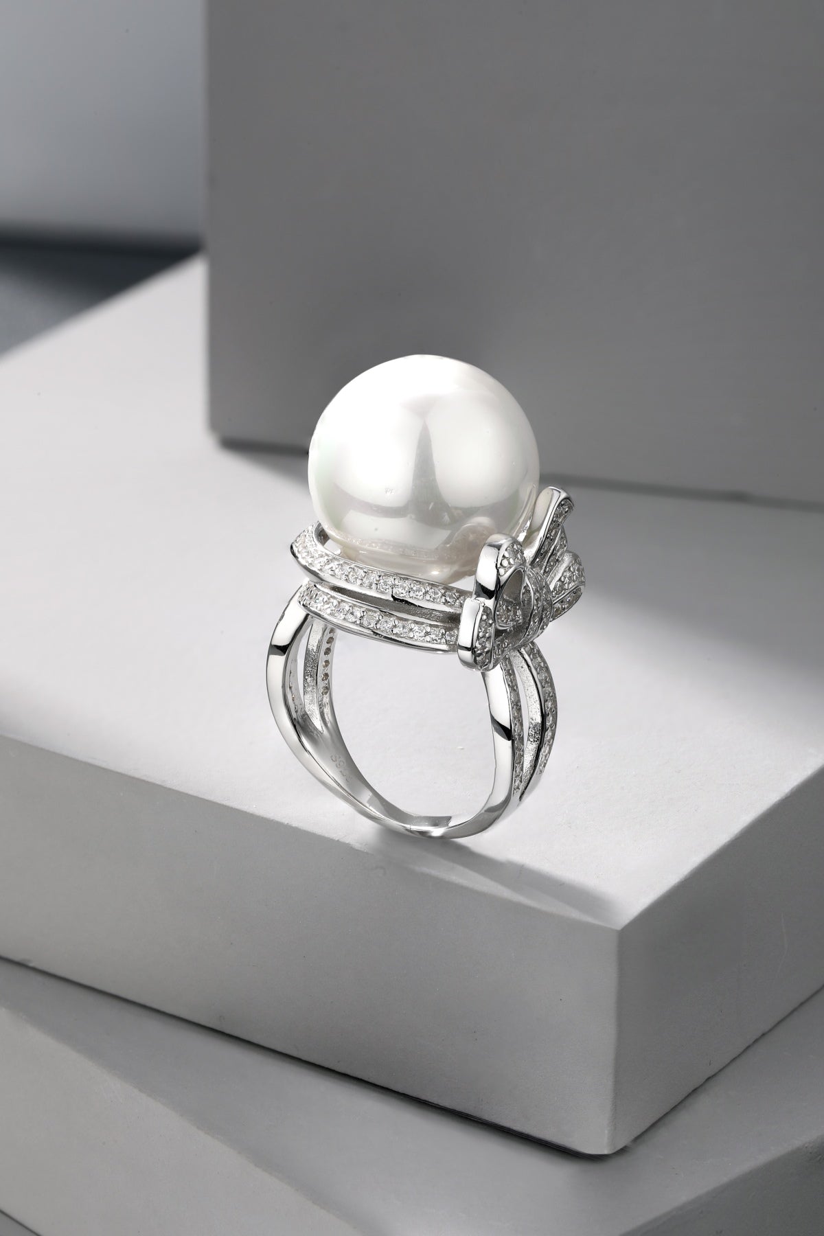 Pearl Silver Ring 3003