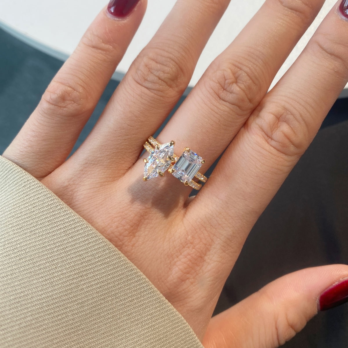 Selena Gomez Engagement Ring Marquise BZ120574